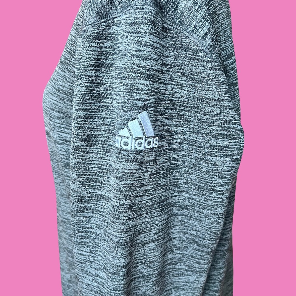 Adidas, fleece lined, athletic, pullover